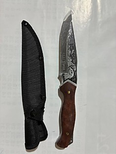 Нож охотничий маленький 