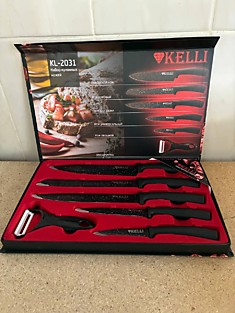 KL-2031. Набор ножей с Мраморным покрытием 6 предметов.