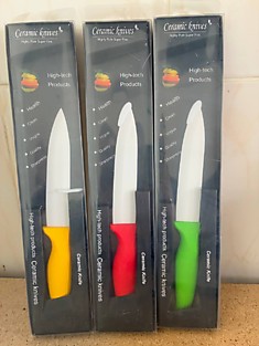 1382-FF-31. Нож кухонный керамический.