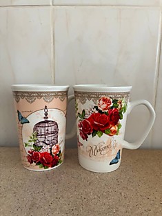 DX5. Кружка фарфор 340 мл.