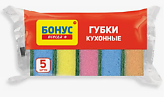 Губка бонус 5 шт