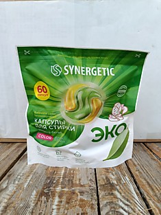 Капсулы для стирки Синергетик 60 шт 