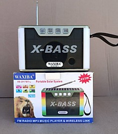Радио X-BASS XB-2917BT-L солнечной панелью