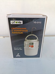Светильник с солнечной панелью «Огонь» YD-2112