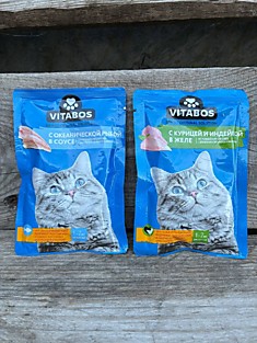 Жидкий корм для котов в саше VITABOS