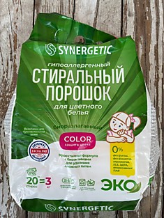 Стиральный порошок SYNERGETIC 3 kg