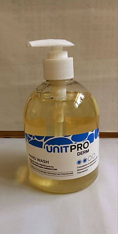 Жидкое мыло с дозатором UNITPRO Derm
