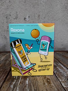 Набор женский Rexone (гель+дезик)