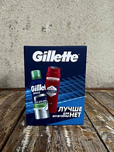 Набор муж Gillette (Пена+Гель Олд спайс)