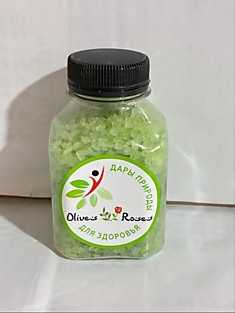 Соль для ванной оливка