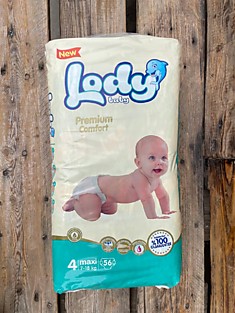 Подгузники Lody 4 (56 шт)