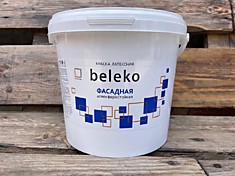 Краска латексная beleko фасадная вес 5 кг 
