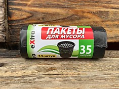 Пакет мусорный 35 л (люкс)