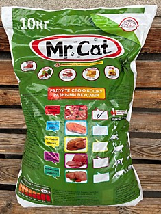 Корм MR.Cat 10 кг