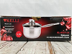 KL-4727-14 1.3 Сотейник из нерж. стали