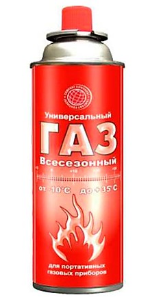 Газ для горелки красный 400мл