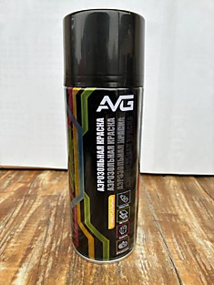 Аэрозольная краска 9005. Черная глянцевая 520 мл.