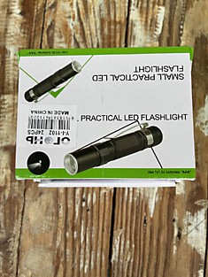 Y-I-1102. Фонарик Огонь 1 мини пальчик батарейка