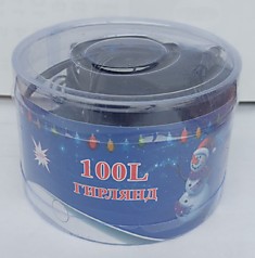 Гирлянды 100 л (белый пров)