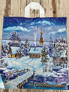 41432. Петля 40х40 «Зимняя деревня»