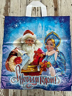 44761. Петля 40х40 «Дед Мороз и Снегурочка»