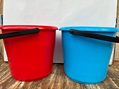 Ведро пластик 6 литров.