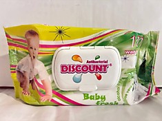 Влажные салфетки discount baby fresh 120 шт