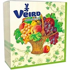 Салфетки 3х слойные 20шт VEIRO
