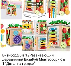 Бизиборд 6 в 1