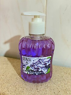 Жидкое мыло Веста "сирень" с дозатором 315 мл