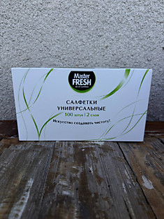 Master Fresh салфетка бумажная в коробке 100 шт
