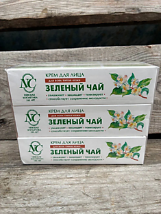 Крем для лица НК «Зеленый чай»