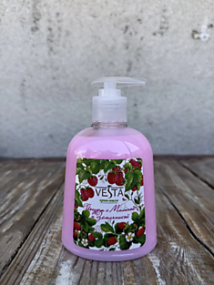 Жидкое мыло Vesta 450 ml  Йогурт малина 