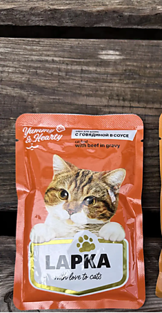 Корм для кошек Lapka 85 гр 