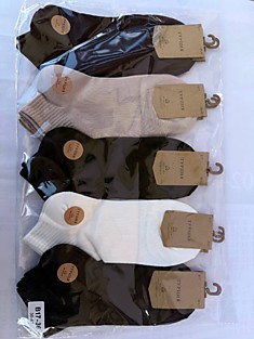 Носки женские короткие Турция  В17-36 ( 10 шт в уп)