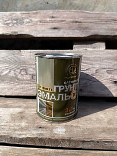 Грунт-эмаль 3 в 1 по ржавчине. Черная 0.9 кг 
