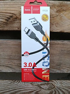 Кабель Hoco 3.0 А USB-A to USB-C