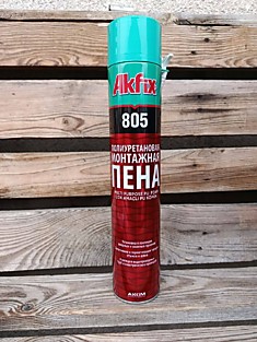 Монтажная пена под трубочку 750 мл «AKFIX» 805