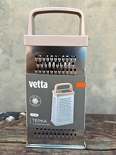 885-105. VETTA Терка 4-х сторонняя 23 см. жесть