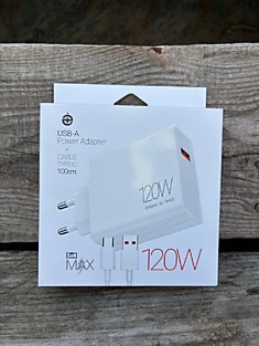 Зарядное устройство с кабелем Type -C 120 W (Deespi)